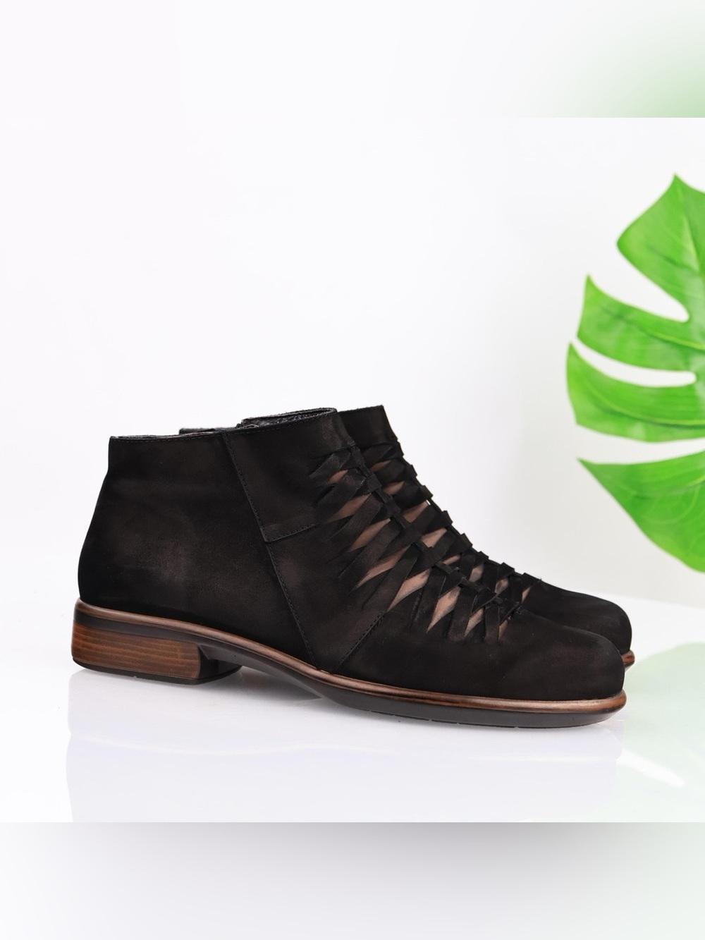 NAOT Leveche nubuk booties
